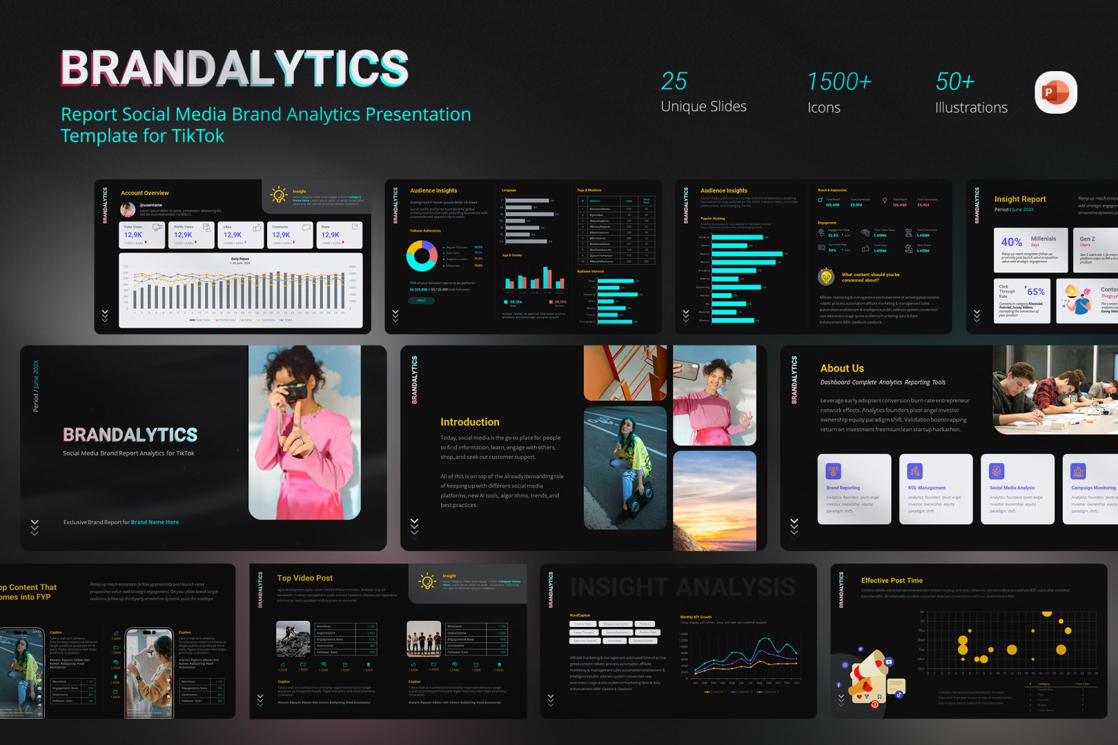 Brandalytics Tiktok Report Template