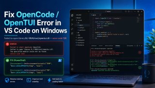 How to Fix OpenCode OpenTUI Error in VS Code on Windows